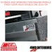 OUTBACK 4WD INTERIORS TWIN DRAWER MODULE FIXED FLOOR HILUX DOUBLE CAB 10/15-ON